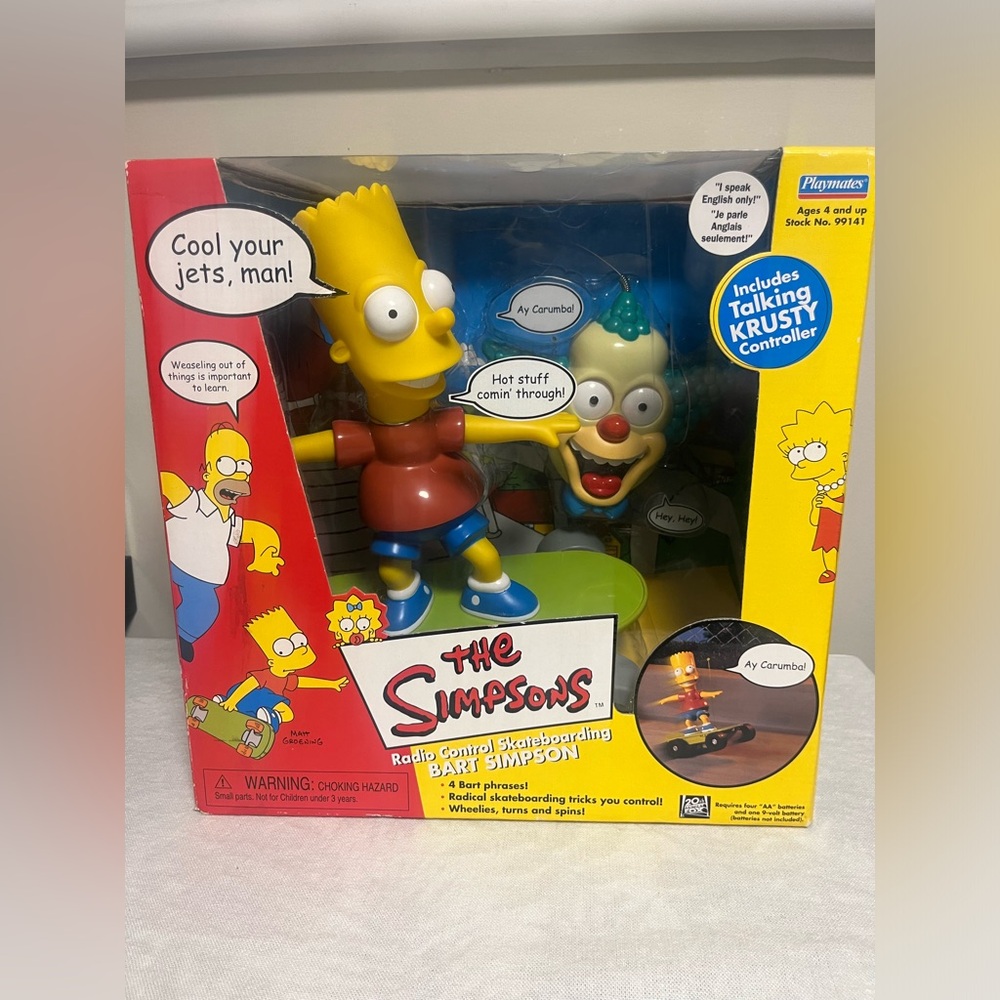 Bart Simpson Skateboard Krust Radio Control